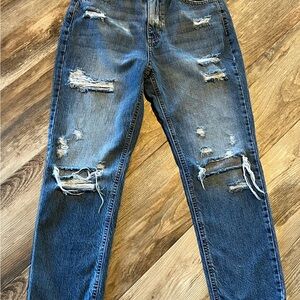 KanCan Distressed Cropped Denim Jeans Sz 3/25